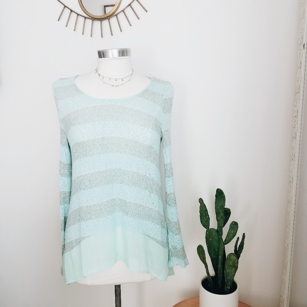 Lush Oversized Sweater Shirt